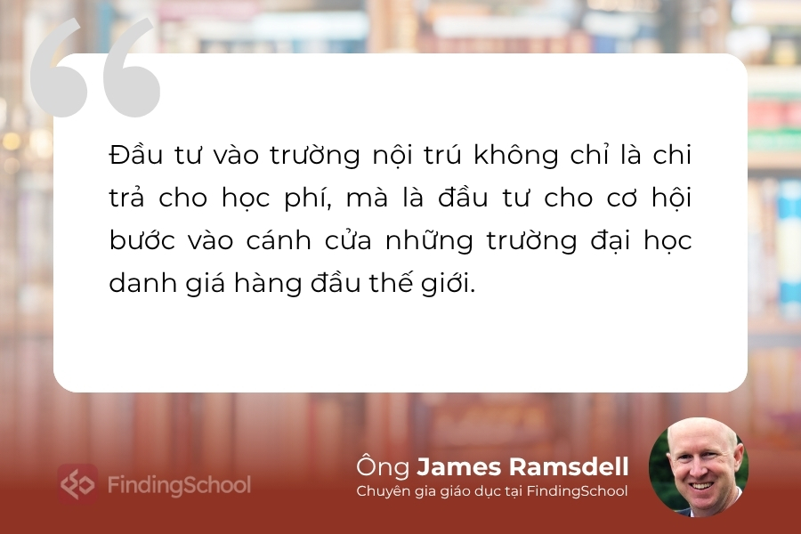 Theo Ông James Ramsdell - nhà giáo dục quốc tế tại FindingSchool chia sẻ