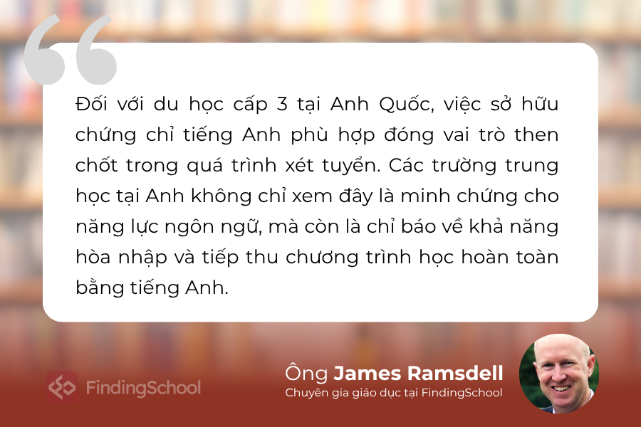 Điều kiện du học cấp 3 tại Anh