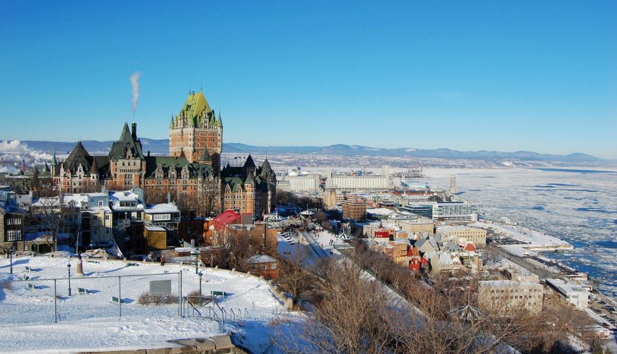 Khung cảnh nên thơ ở bang Quebec