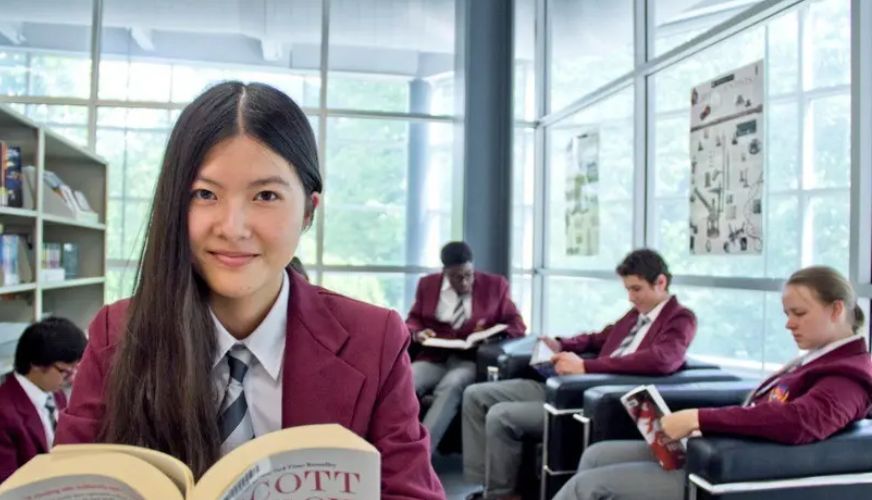 Một góc học tập của trường Bronte College